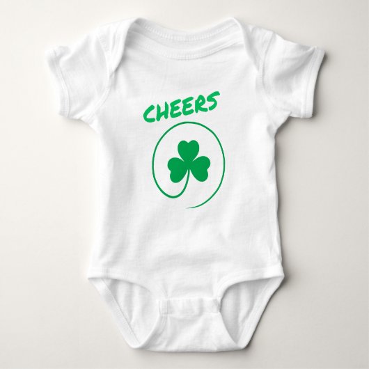 Body Shamrock de Clover Jour de la Saint Patrick vert i (Devant)