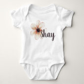 Body Shay Name Baby Girls Révèle Fleur nouveau-né (Devant)