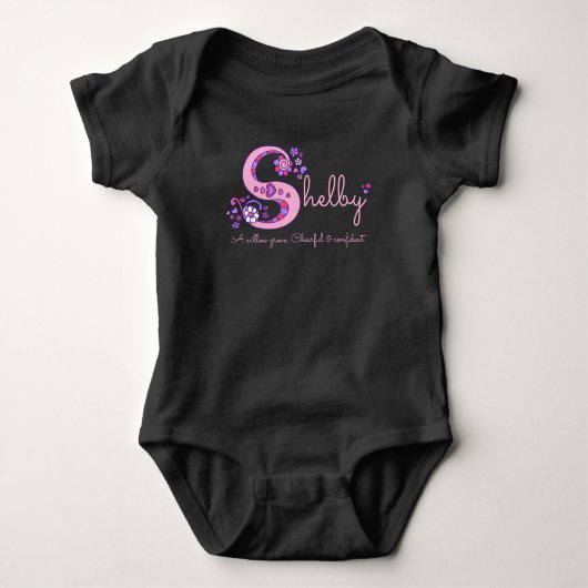 Body Shelby Girls nom et sens S vêtements bébé (Devant)