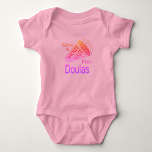 Body Shout Out for Doulas Baby Bodysuit