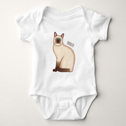 Body Siamese cat cartoon (Devant)