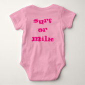 Body Sicc Surfing Company Baby Girl Surf Ou Lait Baby (Dos)