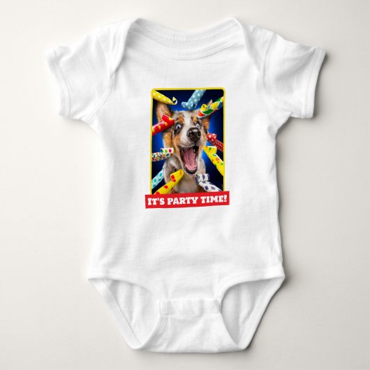 Body Sifflets de fête pour chien heureux (Devant)