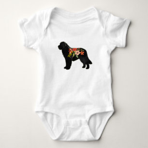 Body Silhouette florale de Boho de race de chien de Ter