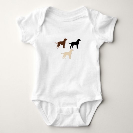 Body silhouettes de couleur de labrador retriever (Devant)