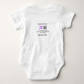 Body Simple code QR minimal ajouter un logo nom de code (Dos)