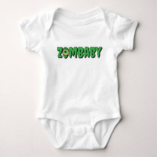 Body Simple drôle Punny mignonne Zombie ‘ZomBaby’ (Devant)