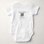 Body Simple entreprise site web code-barres QR ajouter (Dos)