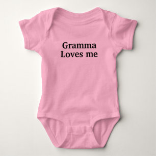 Body Simple gramma m'aime les bébés