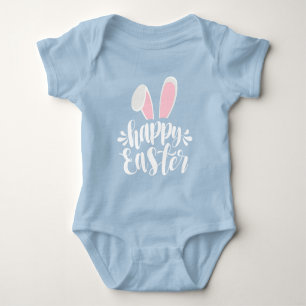 Body Simple Mignonne Lapin Oreilles Joyeuses Pâques B