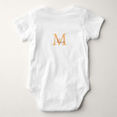 Body simple minimal add name monogram orange brown thr (Dos)