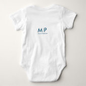 Body simple minimal ajouter monogramme nom lettre éléga (Dos)