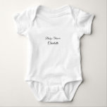 Body SIMPLE MINIMAL.CUTIE ADD NAME BABY baby shower Thr<br><div class="desc">Conception</div>