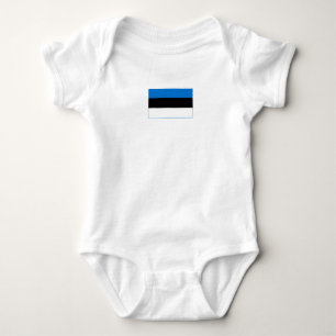 Body Simple moderne Estonie National Drapeau Souvenir C