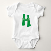Body Simple moderne Monogrammed Boy (Devant)