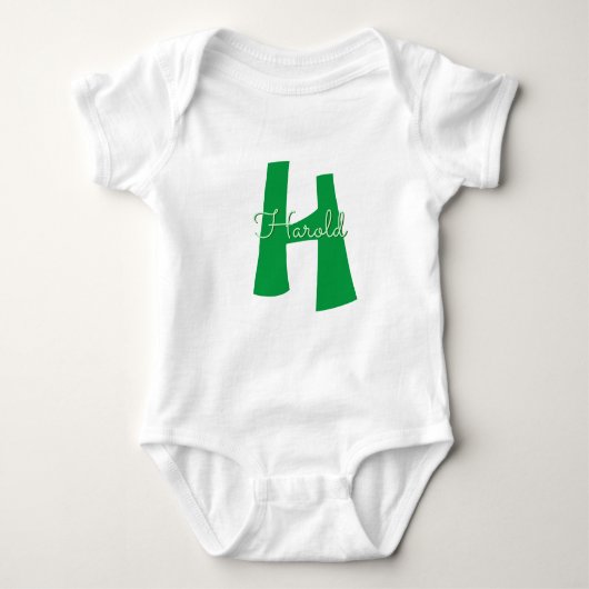 Body Simple moderne Monogrammed Boy (Devant)