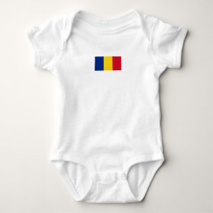 Body Simple Moderne Roumanie National Drapeau Vêtements