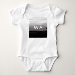 Body Simple monogramme ajoutez votre lettre de nom homm
