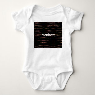 Body Simple monogramme ajoutez votre lettre de nom homm