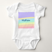 Body simple monogramme de lettre initiale ajoutez votre (Devant)