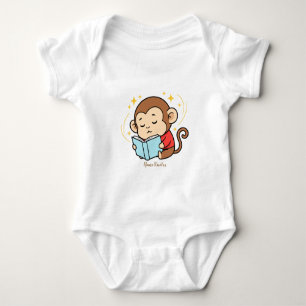 Body Singe Adorable Lisant un Livre
