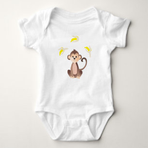Body Singe Jongler bananes Jungle Animal
