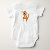 Body Singe mignon avec bambou (Dos)