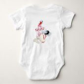 Body Sirène Rose Magique en Spirale (Dos)