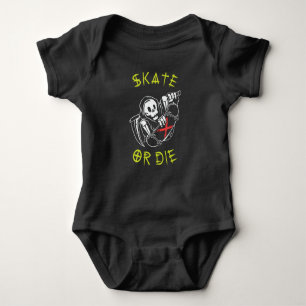 Body Skate ou die Grim Reaper Skeleton Skateboarder