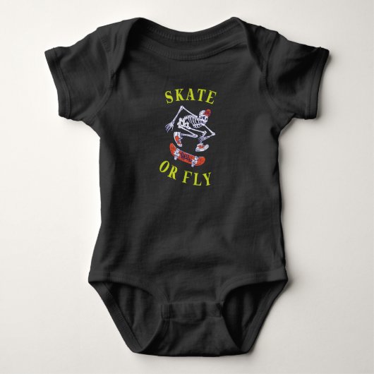 Body Skate ou volez Skeleton Skateboarder (Devant)