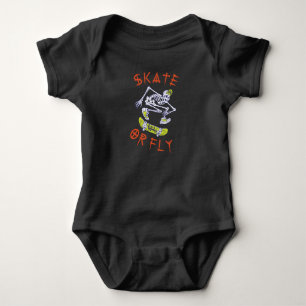 Body Skate ou volez Skeleton Skateboarder