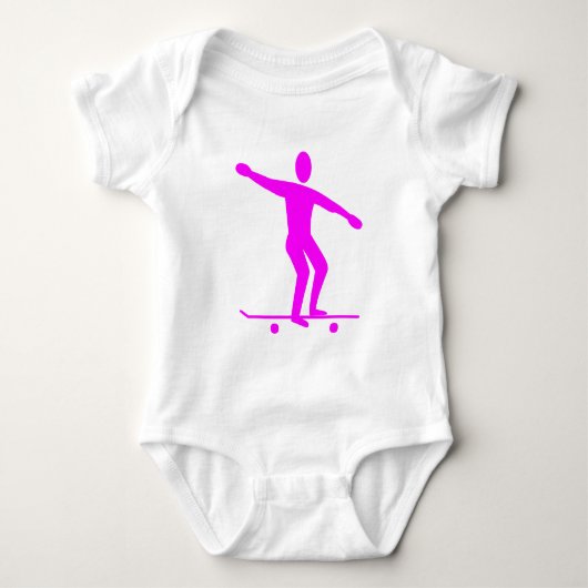 Body Skateboard - Magenta (Devant)