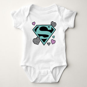 Body Skater Girl Supergirl Coeurs S-Shield