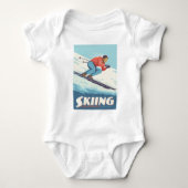 Body Ski est croire Retro Print (Devant)