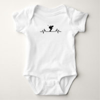 Ski Heartbeat Ski Fun Sports d'hiver pistes Cadeau