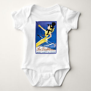 Body ski vintage 1poster, diablerets de les, Suisse