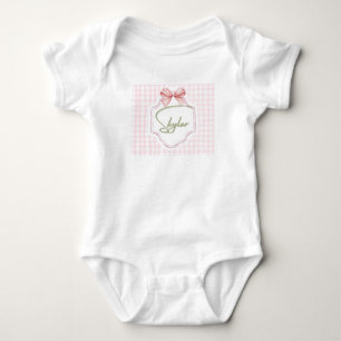 Body Skylar personnalisé bébé fille infirmière Bow&En v