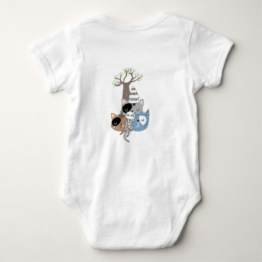 Body Sleeping cat Tote Bag (Dos)