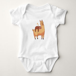 Body Sloth Riding Llama