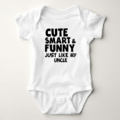 Body Smart et drôle mignons comme mon oncle (Devant)