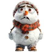 Body Snowman Baby Bodysuit