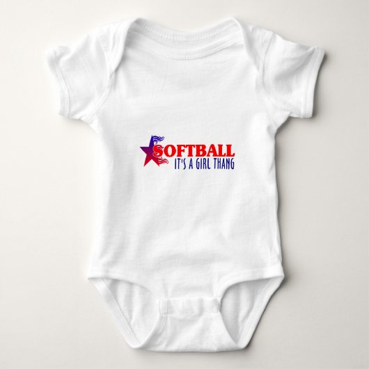 Body SOFTBALL - C'est un Thang de fille (Devant)