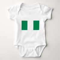 Soin corporel patriotique avec drapeau Nigeria