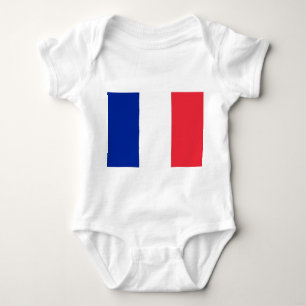Body Soin de bébé patriotique avec drapeau France