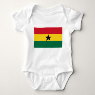 Body Soin de bébé patriotique avec drapeau Ghana