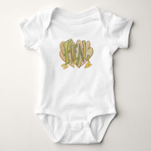 Body Soins Coeurs Word Art Vêtements pour bébés