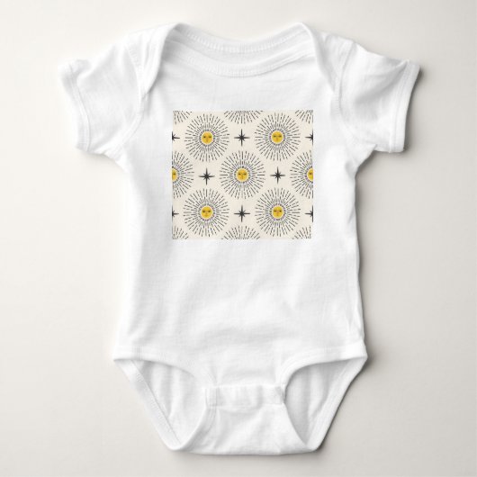 Body Soleil céleste Motif Vintage (Devant)
