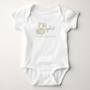 Body Sophia girls name signifiant roman monogramme