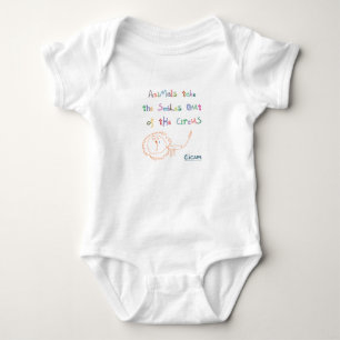 Body "Sourit" la campagne Babygro de cirque