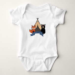 Body Soyez courageux Bodysuit Little One Woodland